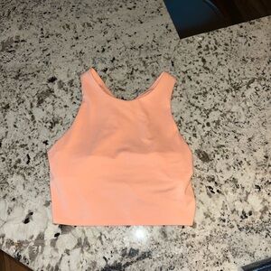 Athleta Peach Crop Top